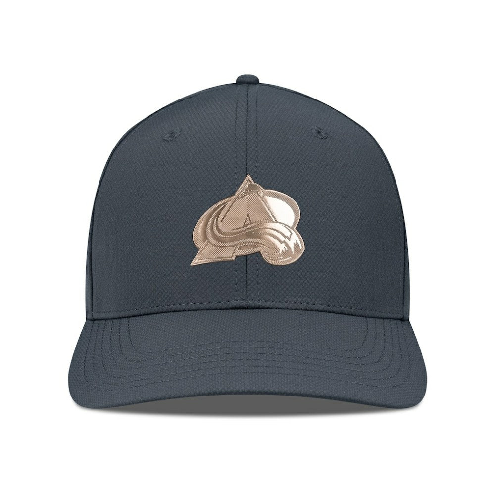 Colorado Avalanche Levelwear Rise Copper Insignia Flex Hat Charcoal
