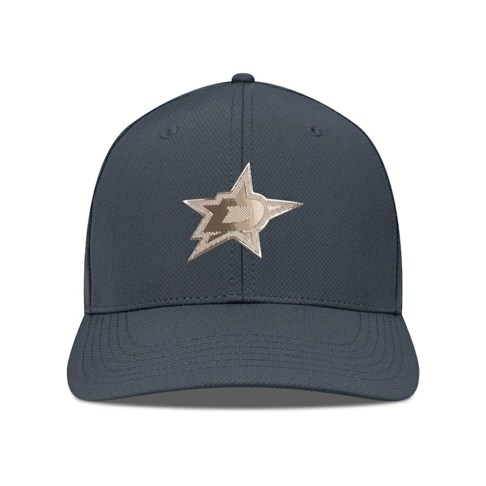 Dallas Stars Levelwear Rise Copper Insignia Flex Hat Charcoal