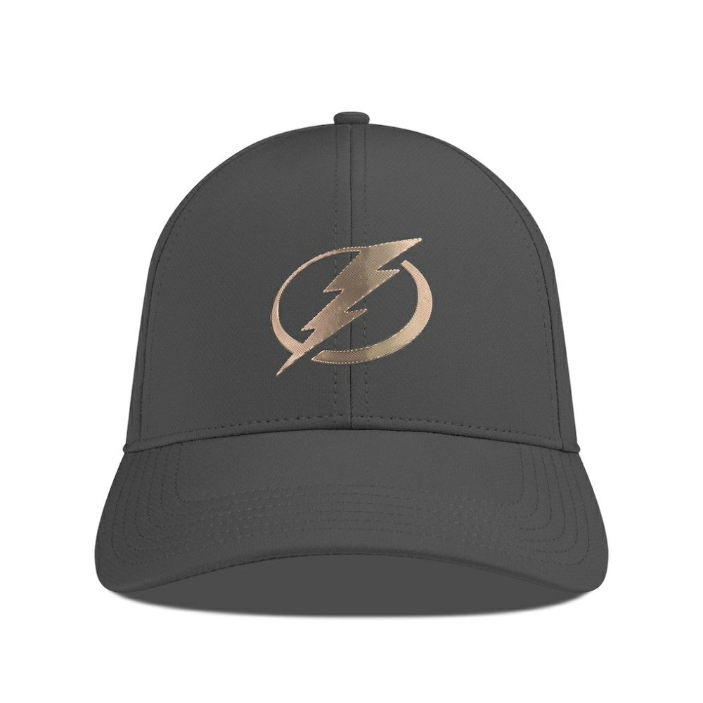Tampa Bay Lightning Levelwear Ascend Copper Insignia Vented Adjustable Hat Charcoal