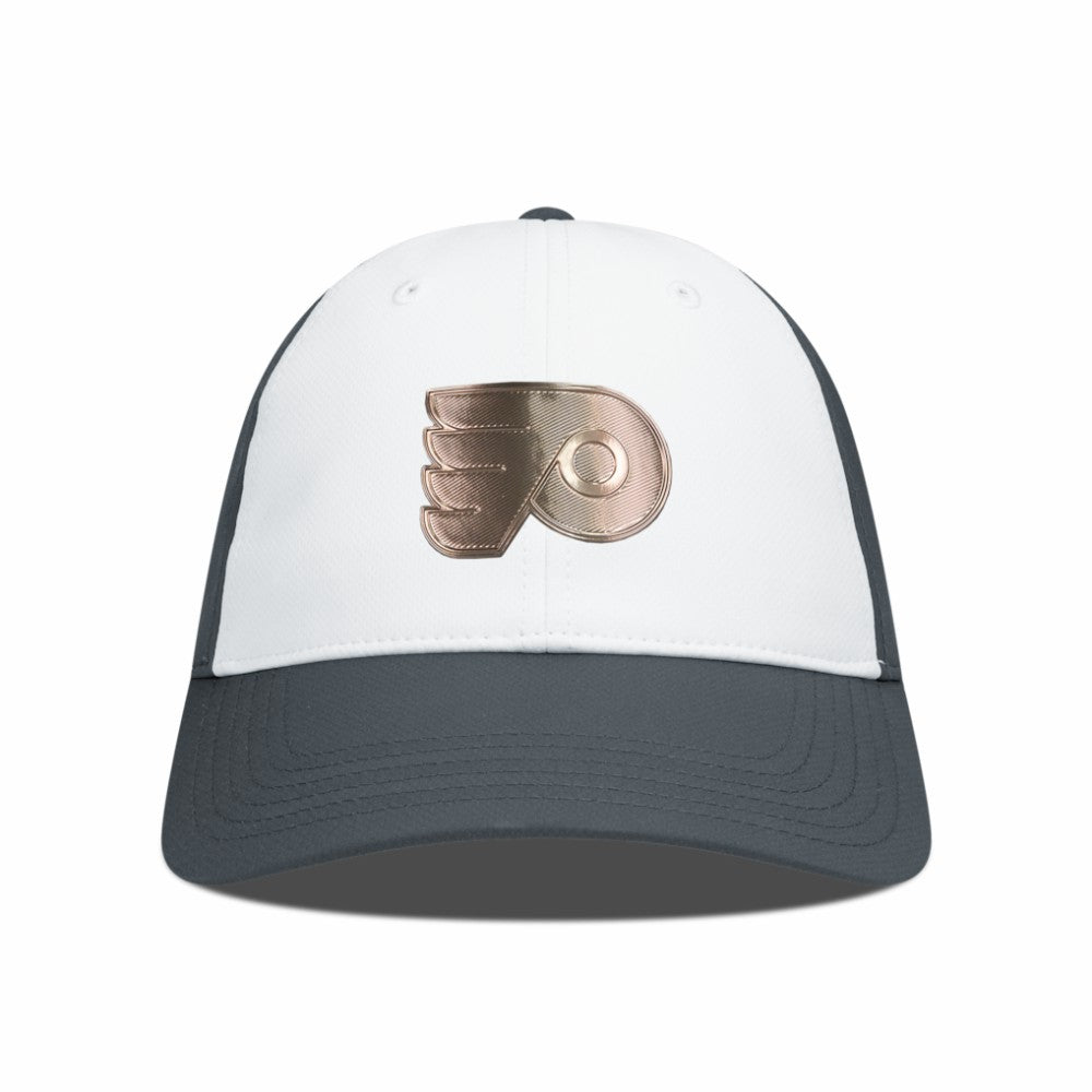 Philadelphia Flyers Levelwear Endure Copper Insignia Adjustable Hat White/Charcoal
