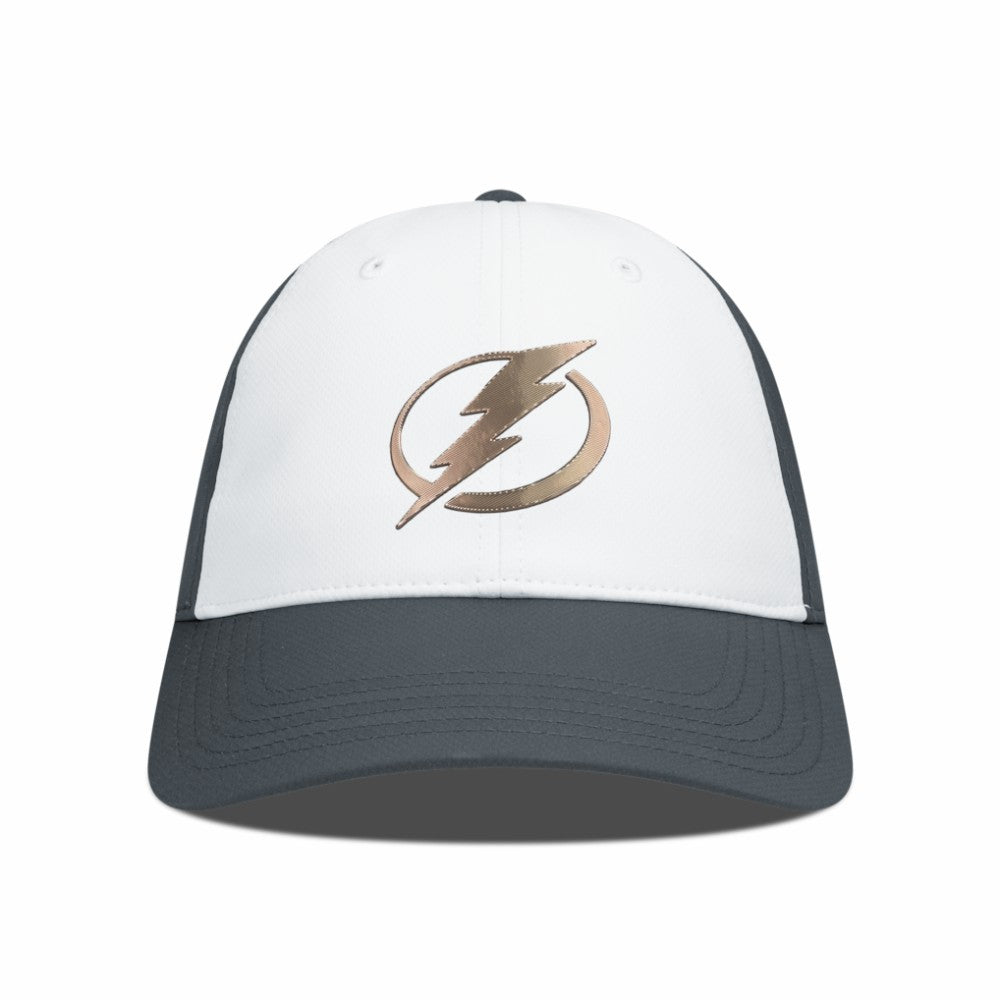 Tampa Bay Lightning Levelwear Endure Copper Insignia Adjustable Hat White/Charcoal