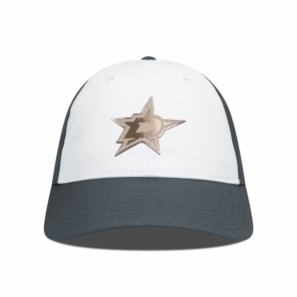 Dallas Stars Levelwear Endure Copper Insignia Adjustable Hat White/Charcoal