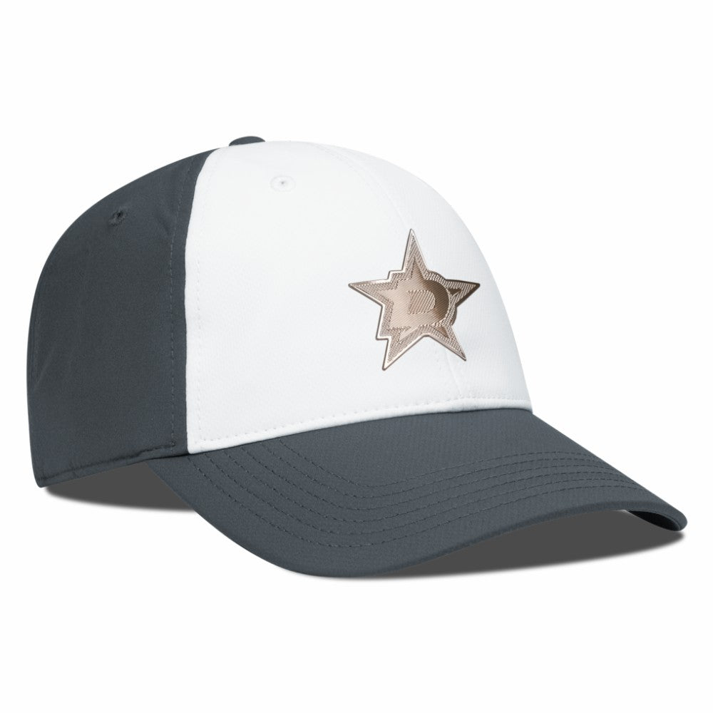 Dallas Stars Levelwear Endure Copper Insignia Adjustable Hat White/Charcoal