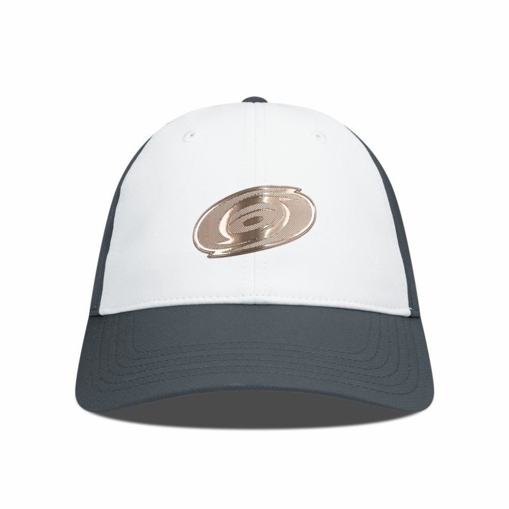 Carolina Hurricanes Levelwear Endure Copper Insignia Adjustable Hat White/Charcoal