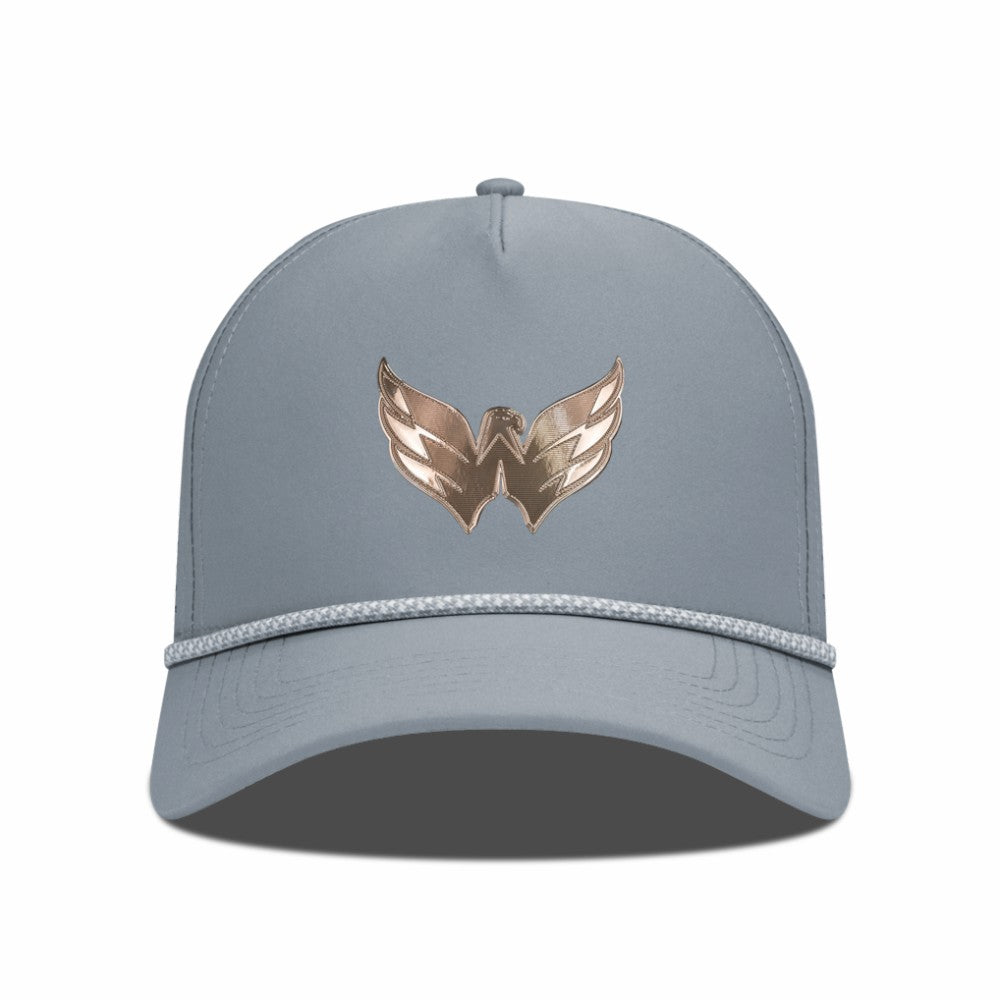 Washington Capitals Levelwear Gordon Copper Insignia Vented Adjustable Hat Gray