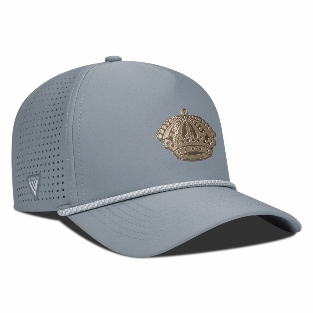 Los Angeles Kings Levelwear Gordon Copper Insignia Vented Adjustable Hat Gray