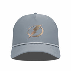 Tampa Bay Lightning Levelwear Gordon Copper Insignia Vented Adjustable Hat Gray