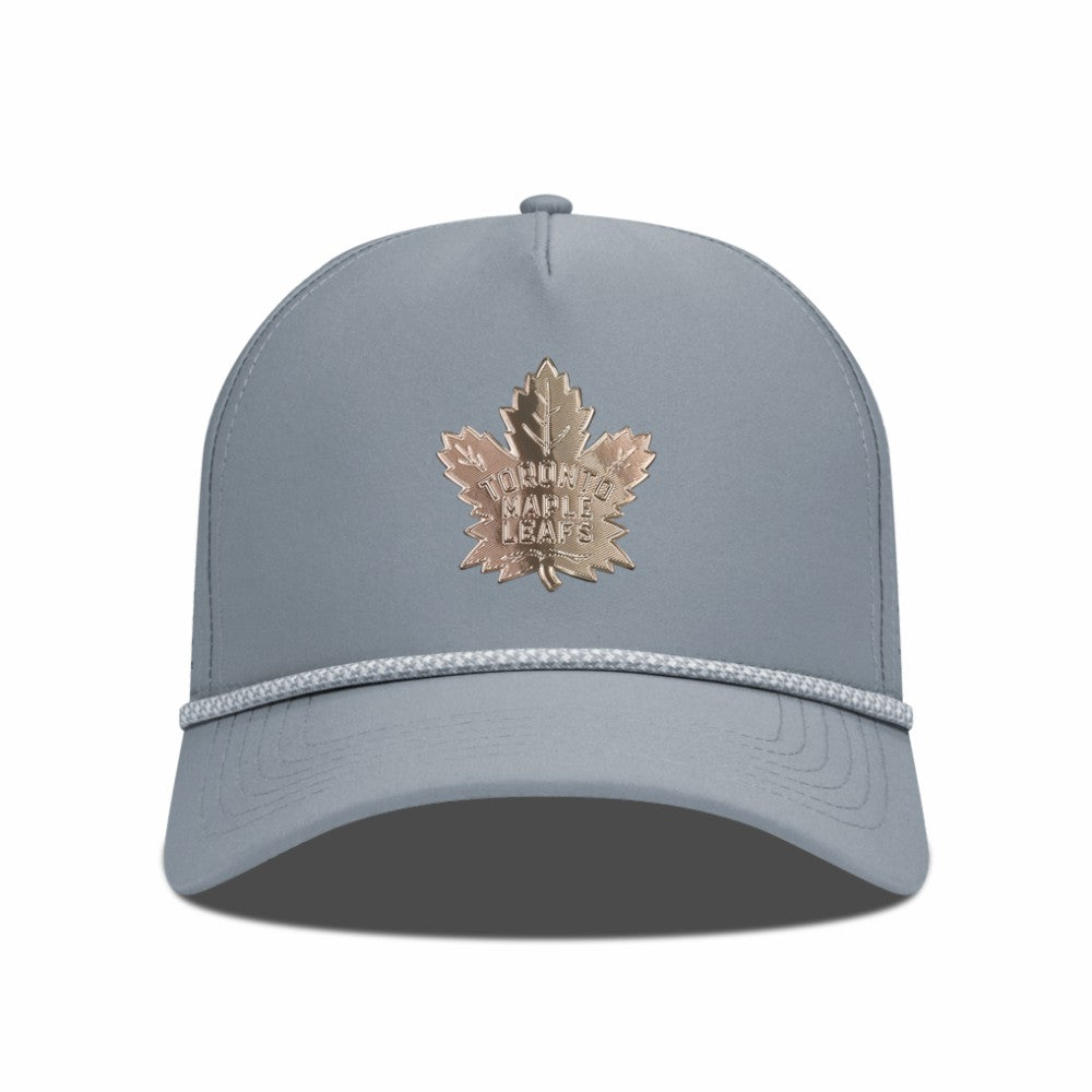 Toronto Maple Leafs Levelwear Gordon Copper Insignia Vented Adjustable Hat Gray
