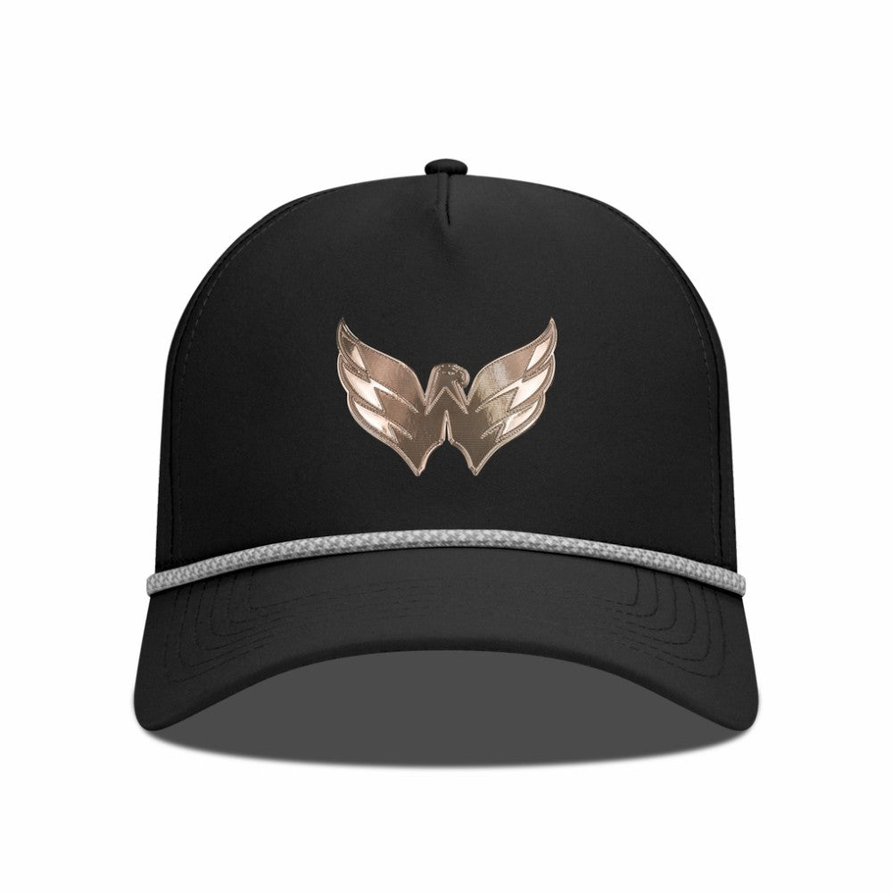 Washington Capitals Levelwear Gordon Copper Insignia Vented Adjustable Hat Black