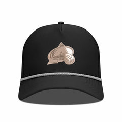 Colorado Avalanche Levelwear Gordon Copper Insignia Vented Adjustable Hat Black