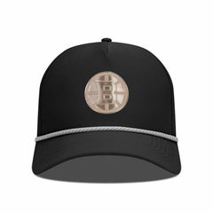 Boston Bruins Levelwear Gordon Copper Insignia Vented Adjustable Hat Black