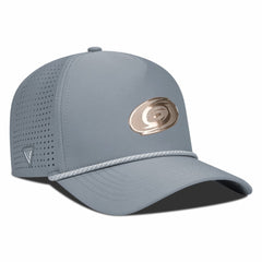 Carolina Hurricanes Levelwear Gordon Copper Insignia Vented Adjustable Hat Gray