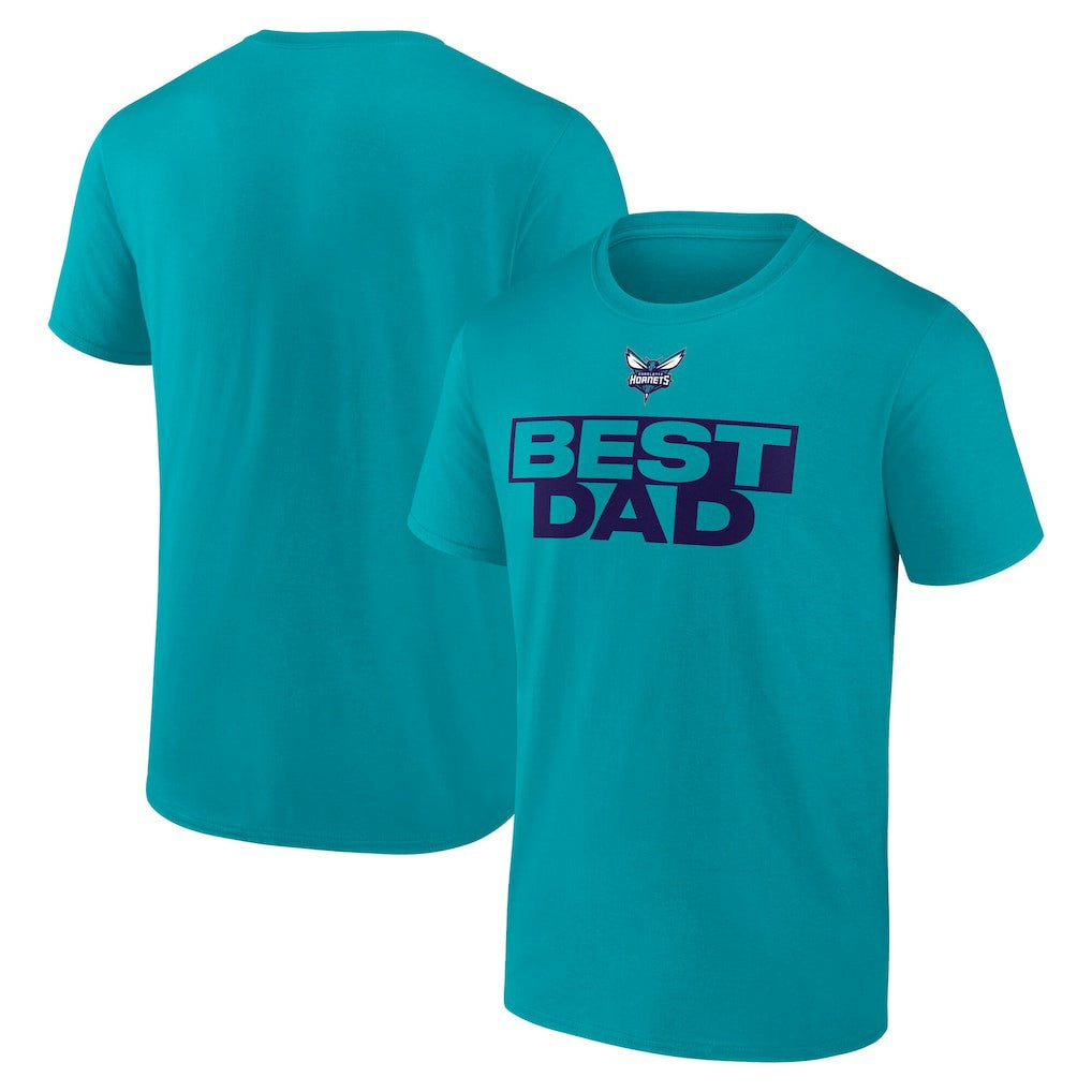 Charlotte Hornets Greatest Dad T-Shirt - Teal discount