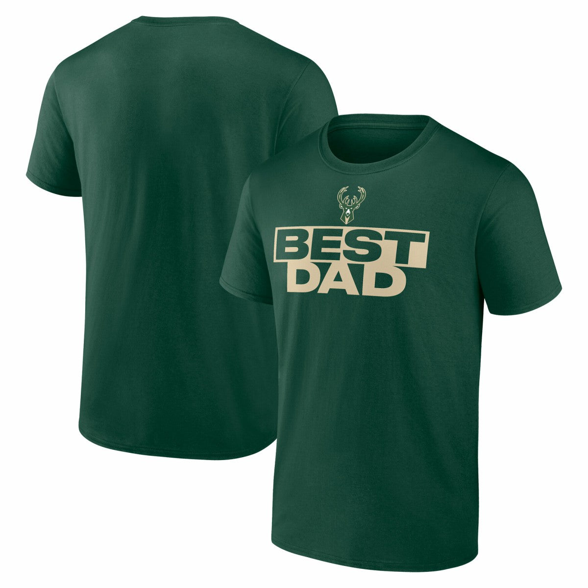 Milwaukee Bucks Greatest Dad T-Shirt - Hunter Green sale