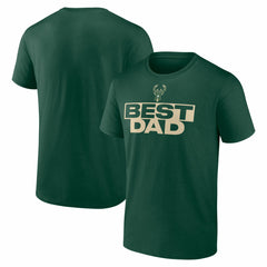 Milwaukee Bucks Greatest Dad T-Shirt - Hunter Green sale