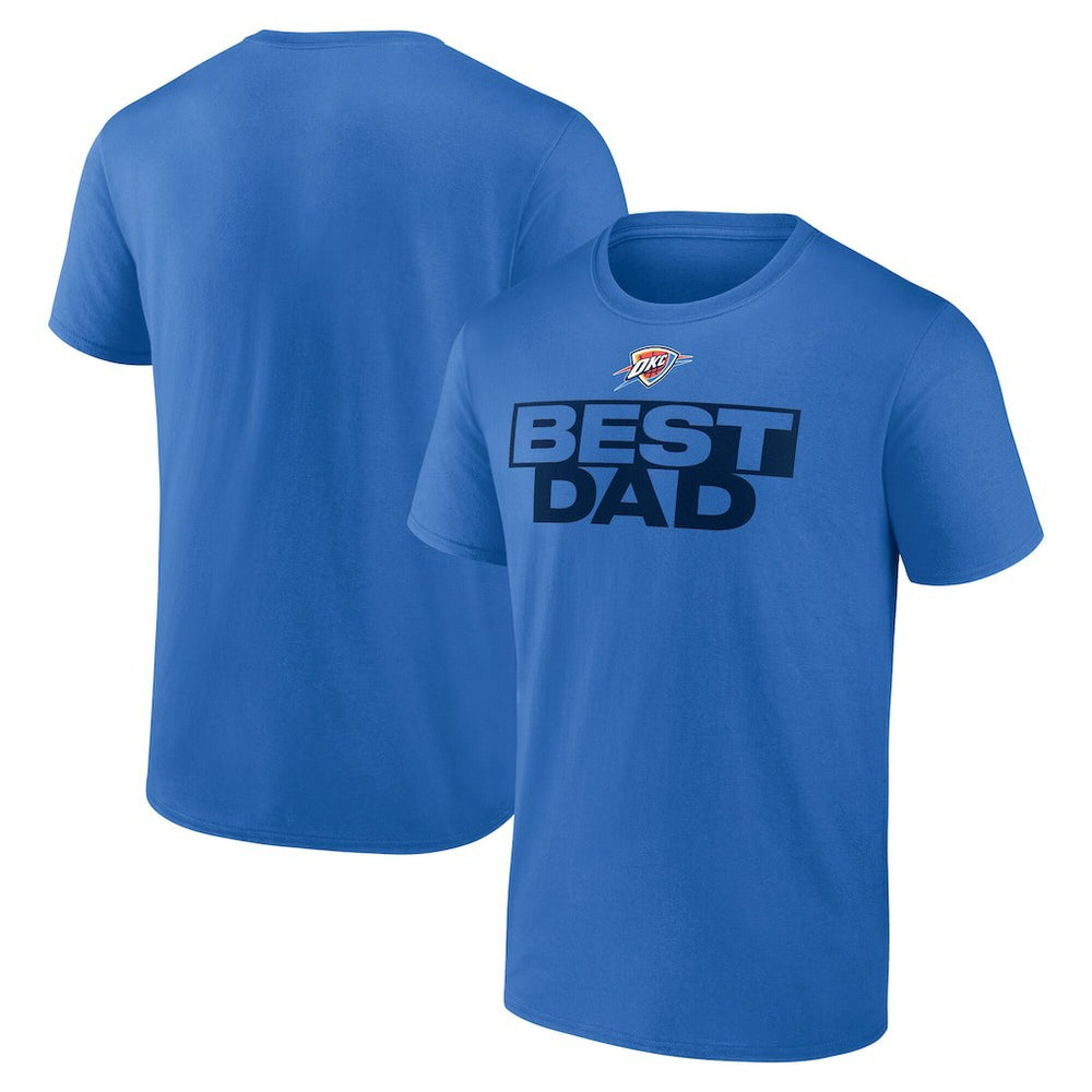 Oklahoma City Thunder Greatest Dad T-Shirt - Blue sale