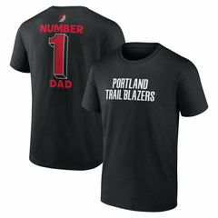 Portland Trail Blazers #1 Dad Jersey T-Shirt - Black online