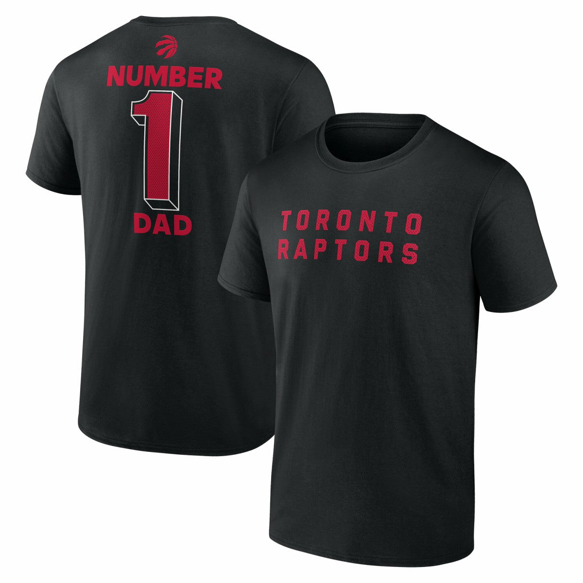 Toronto Raptors #1 Dad Jersey T-Shirt - Black on sale