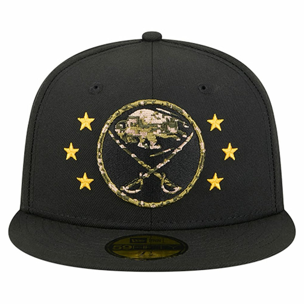 Buffalo Sabres New Era Military Appreciation Digital Camo Stars 59FIFTY Fitted Hat Black