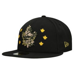 Toronto Maple Leafs New Era Military Appreciation Digital Camo Stars 59FIFTY Fitted Hat Black