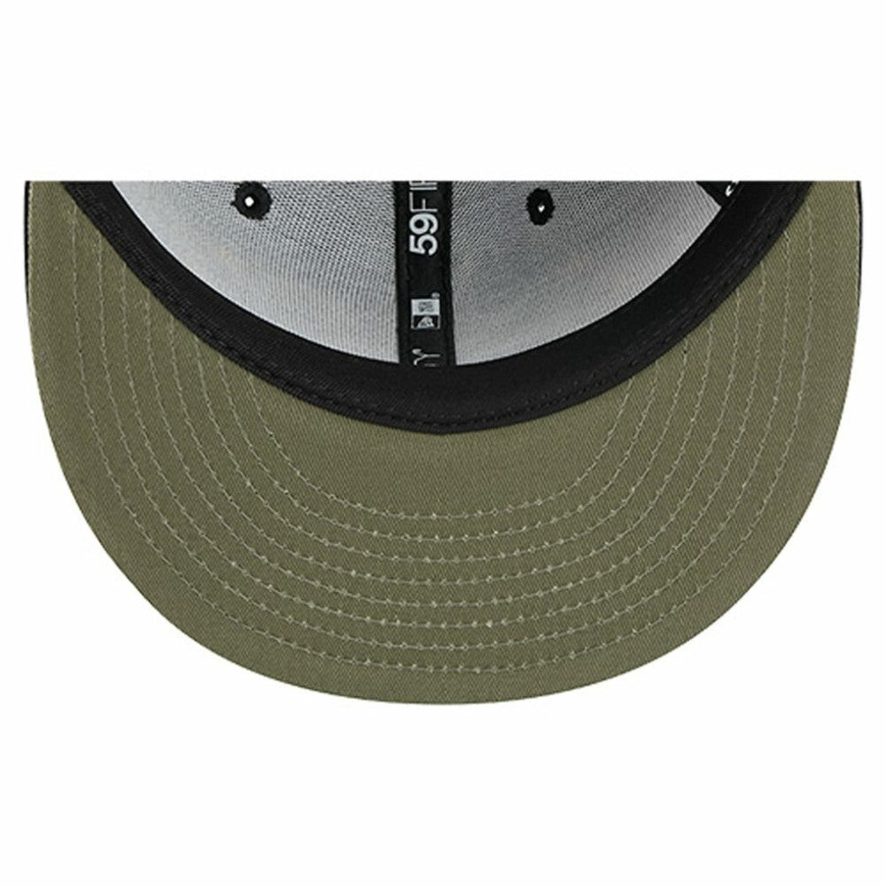 San Jose Sharks New Era Military Appreciation Digital Camo Stars 59FIFTY Fitted Hat Black