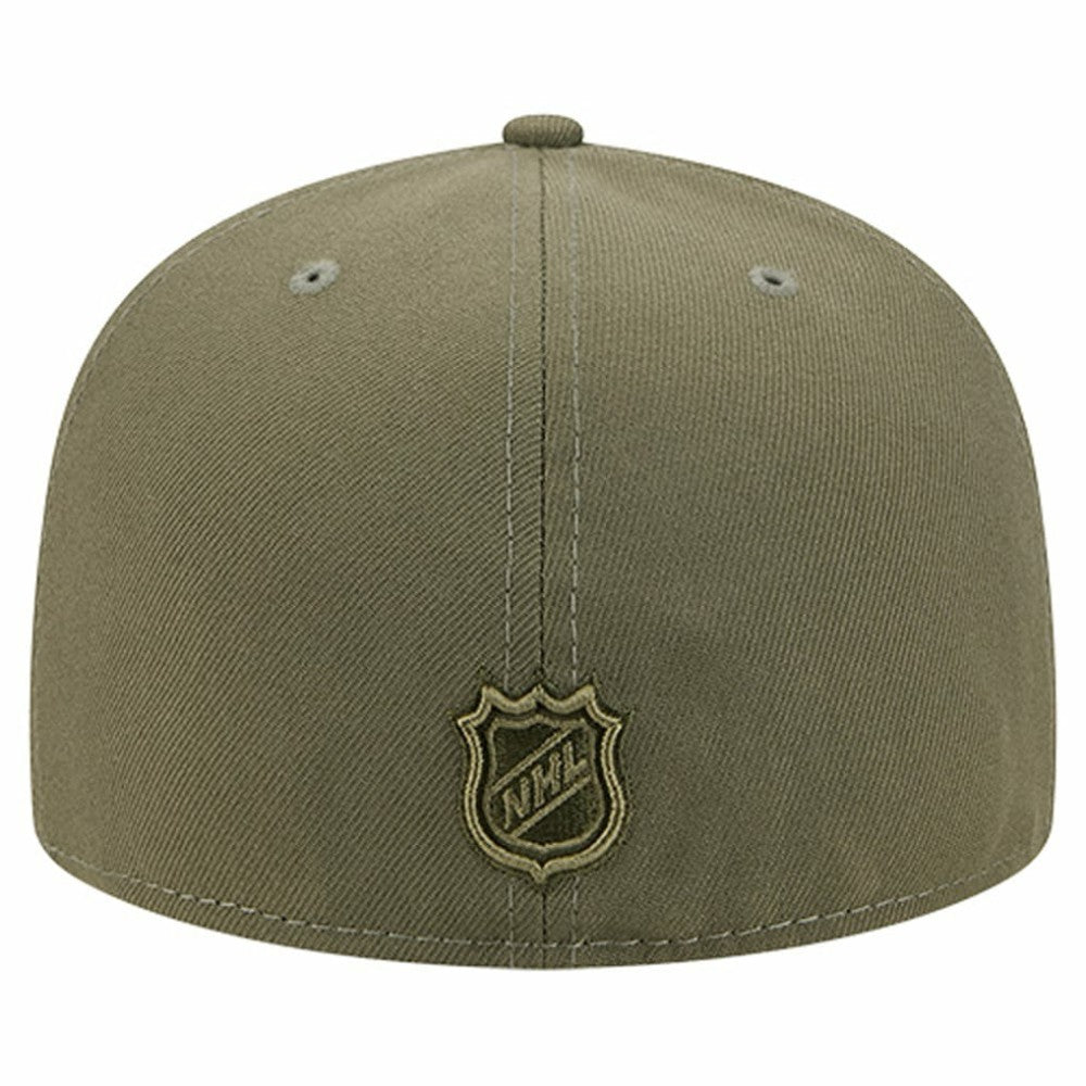 New Jersey Devils New Era Military Appreciation Flag 59FIFTY Fitted Hat Olive