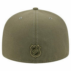 New Jersey Devils New Era Military Appreciation Flag 59FIFTY Fitted Hat Olive
