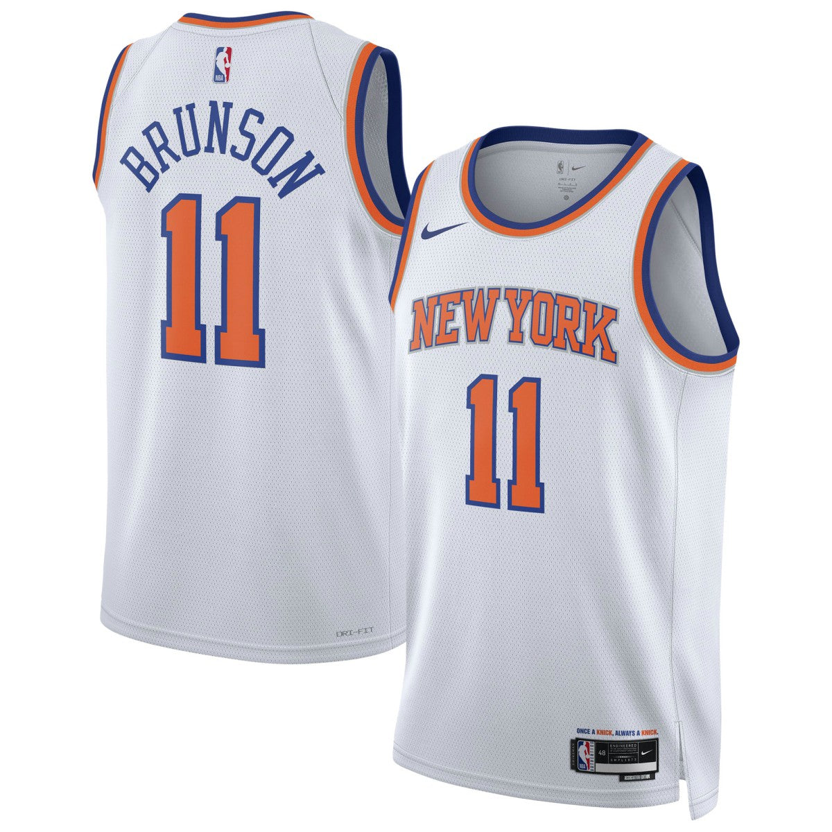 Jalen Brunson New York Knicks Unisex Swingman Jersey - Association Edition - White | Nike outlet