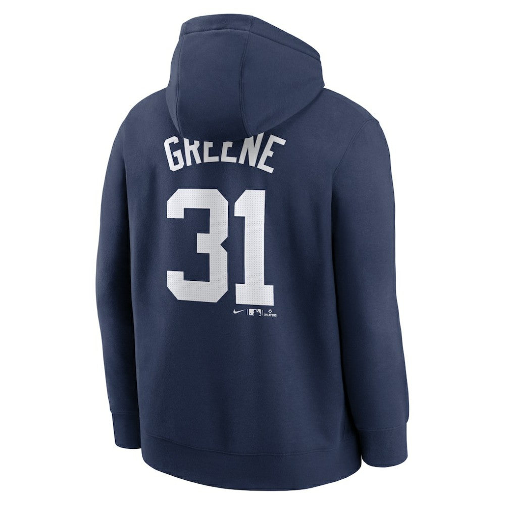 Riley Greene Detroit Tigers Player Name & Number Club Fleece Pullover Hoodie - Navy | Nike