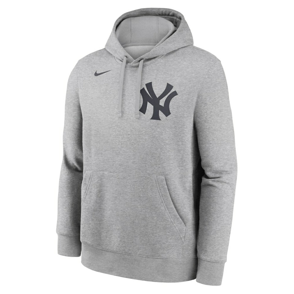 Aaron Judge New York Yankees Player Name & Number Club Fleece Pullover Hoodie - Heather Gray | Nike