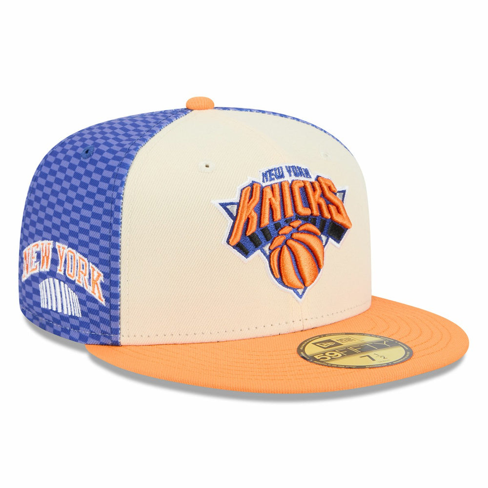 New York Knicks 2025/26 City Edition Alternate 59FIFTY Fitted Hat - Cream | New Era online