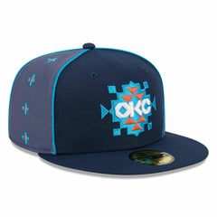 Oklahoma City Thunder 2025/26 City Edition Alternate 59FIFTY Fitted Hat - Navy | New Era outlet