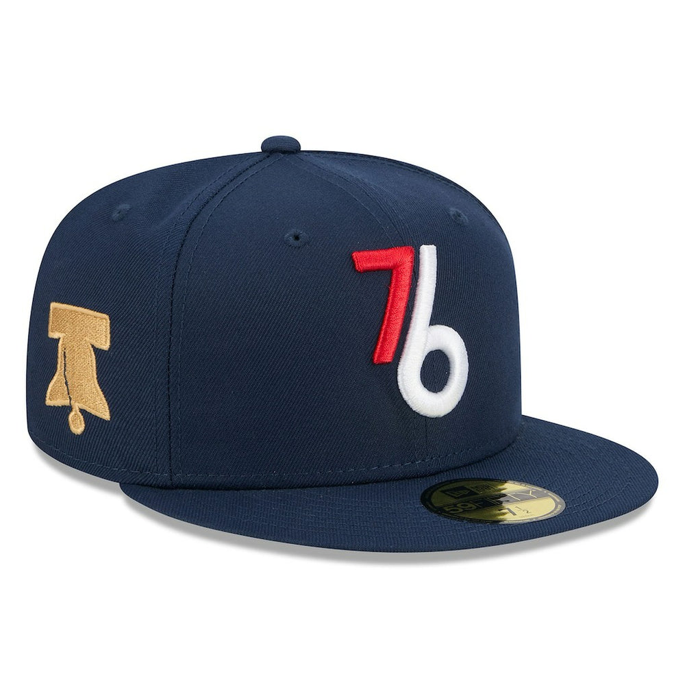 Philadelphia 76ers 2025/26 City Edition Alternate 59FIFTY Fitted Hat - Navy | New Era cheap
