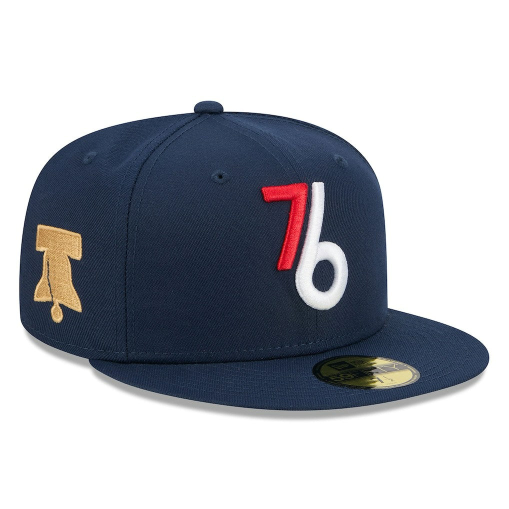 Philadelphia 76ers 2025/26 City Edition Alternate 59FIFTY Fitted Hat - Navy | New Era cheap