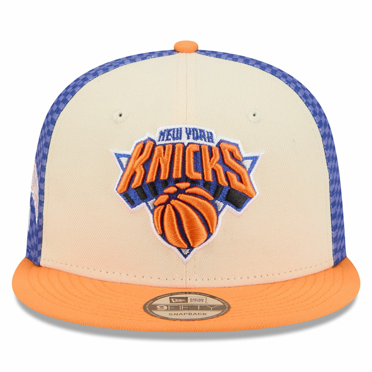New York Knicks 2025/26 City Edition Alternate 9FIFTY Snapback Hat - Cream | New Era for sale