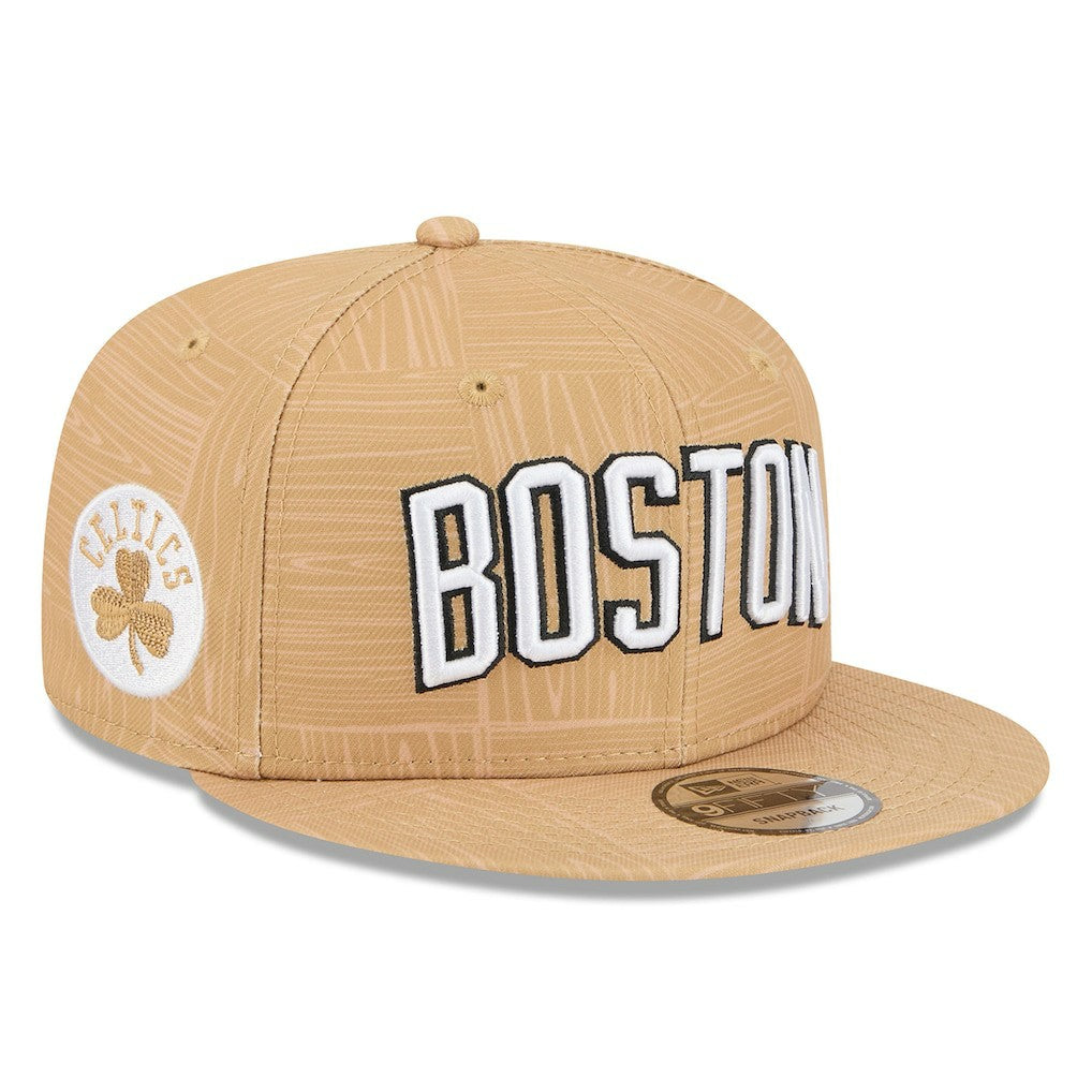 Boston Celtics 2025/26 City Edition Alternate 9FIFTY Snapback Hat - Gold | New Era sale