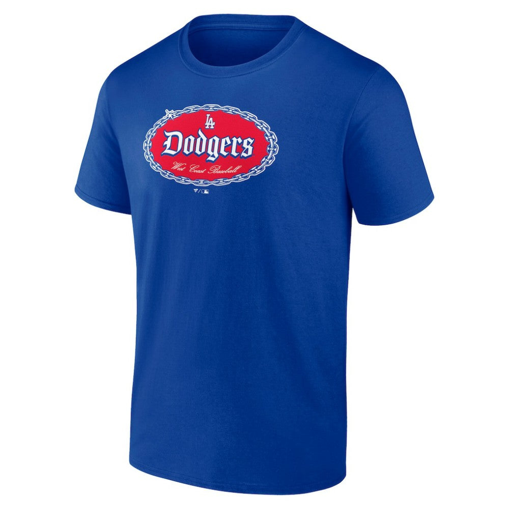 Los Angeles Dodgers Chain T-Shirt - Royal