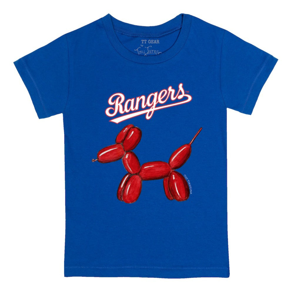 Texas Rangers Tiny Turnip Youth Balloon Dog T-Shirt - Royal