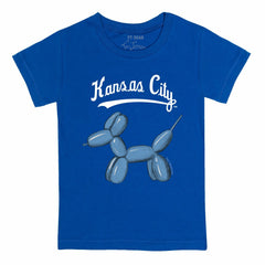 Kansas City Royals Tiny Turnip Youth Balloon Dog T-Shirt - Royal