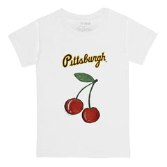Pittsburgh Pirates Tiny Turnip  Youth Cherries T-Shirt - White