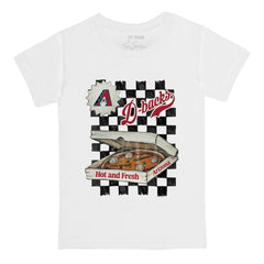 Arizona Diamondbacks Tiny Turnip Youth Pizza T-Shirt - White
