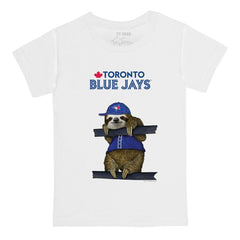 Toronto Blue Jays Tiny Turnip Youth Sloth T-Shirt - White