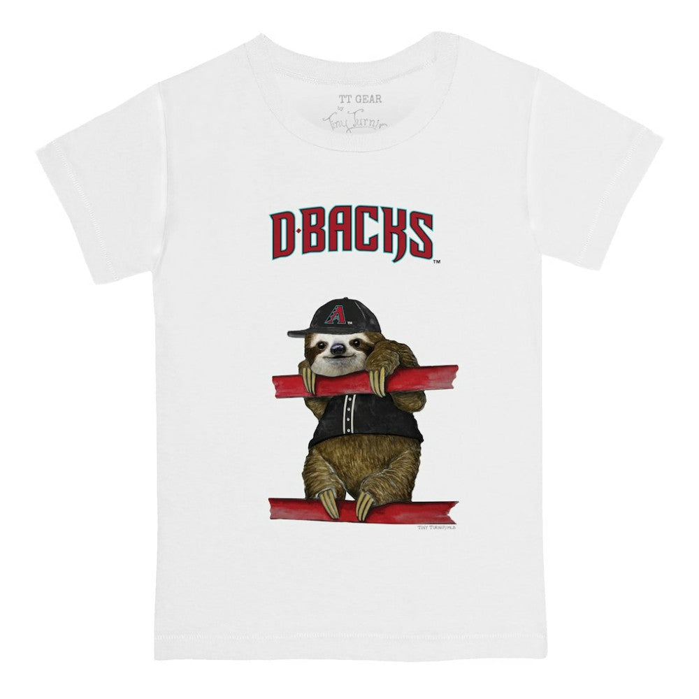 Arizona Diamondbacks Tiny Turnip Youth Sloth T-Shirt - White