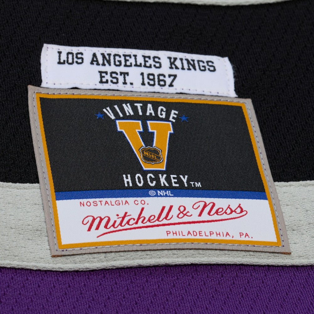 Los Angeles Kings Mitchell & Ness x Just Don Jersey Hoodie Purple