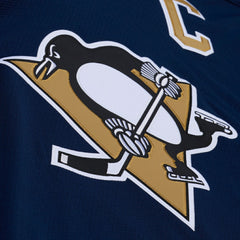 Pittsburgh Penguins Mitchell & Ness x Just Don Jersey Hoodie Navy