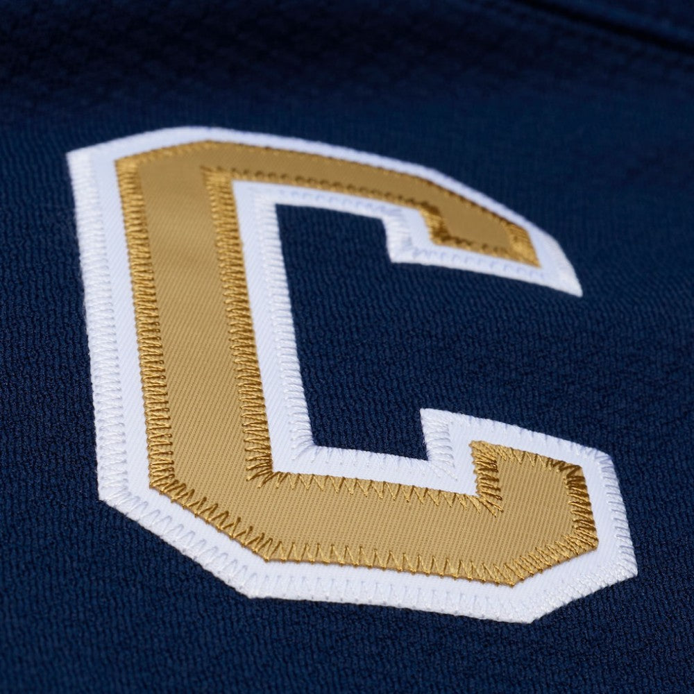 Pittsburgh Penguins Mitchell & Ness x Just Don Jersey Hoodie Navy