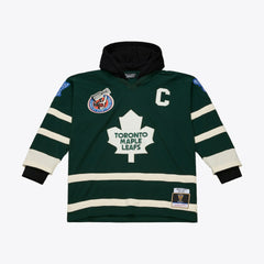 Toronto Maple Leafs Mitchell & Ness x Just Don Jersey Hoodie Green