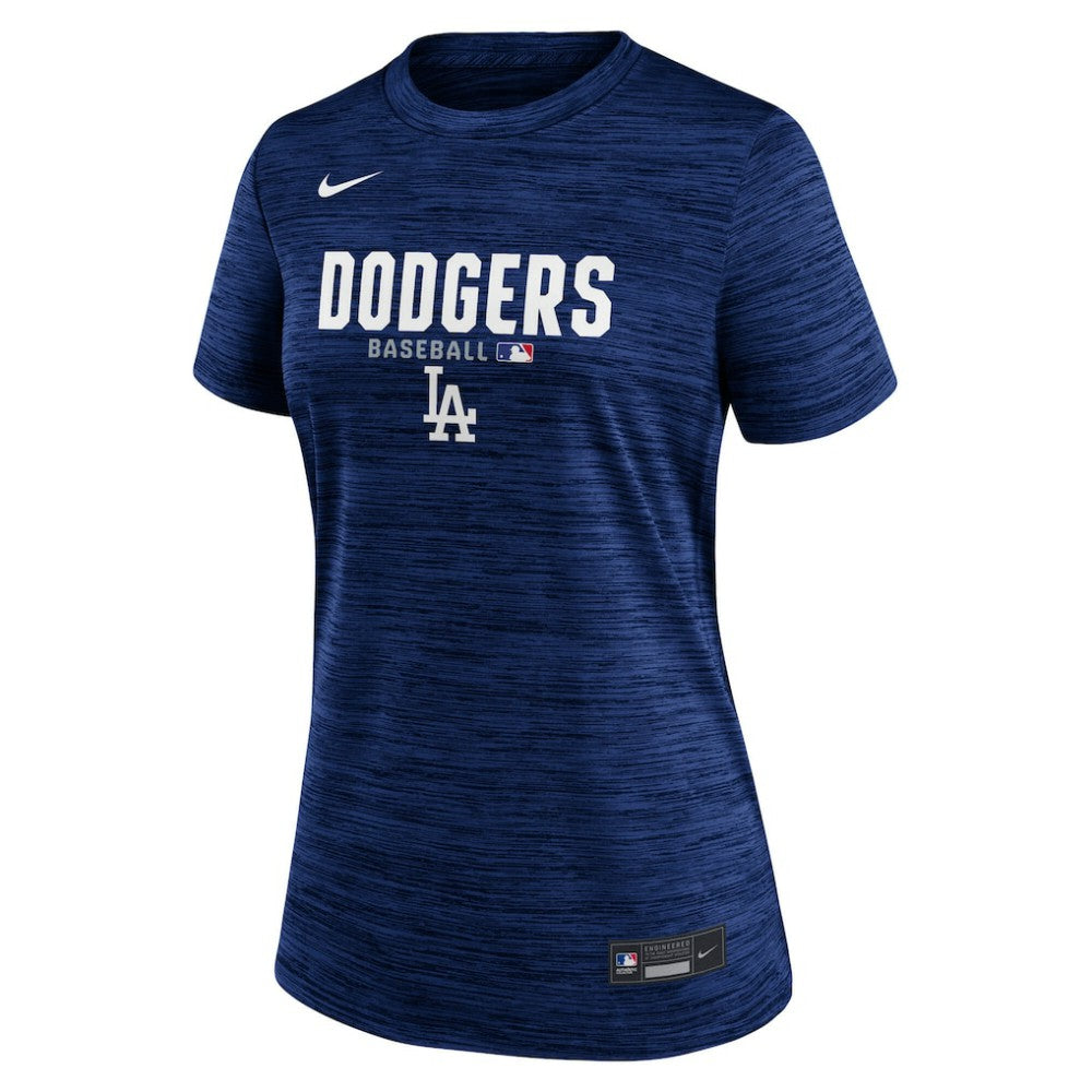 Los Angeles Dodgers Women's Authentic Collection Velocity Dri-FIT T-Shirt - Royal | Nike