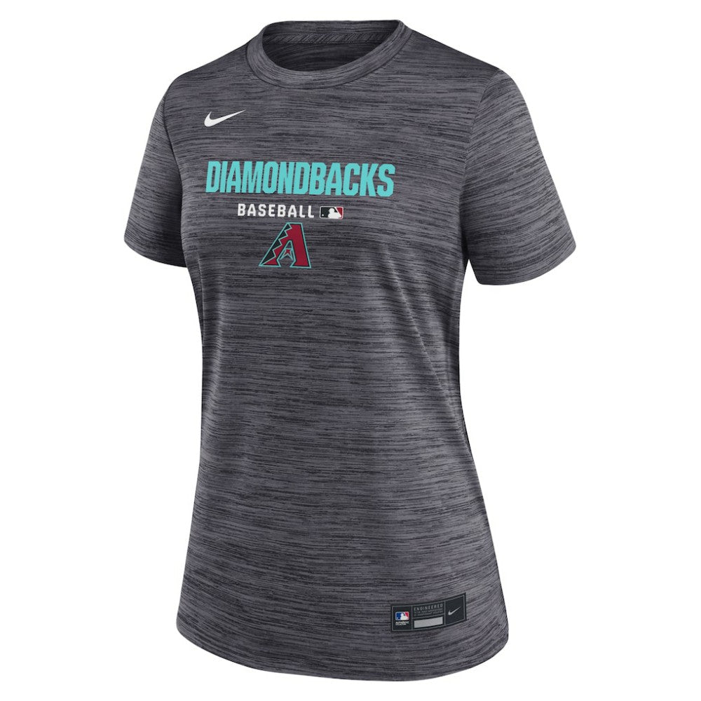 Arizona Diamondbacks Women's Authentic Collection Velocity Dri-FIT T-Shirt - Black | Nike