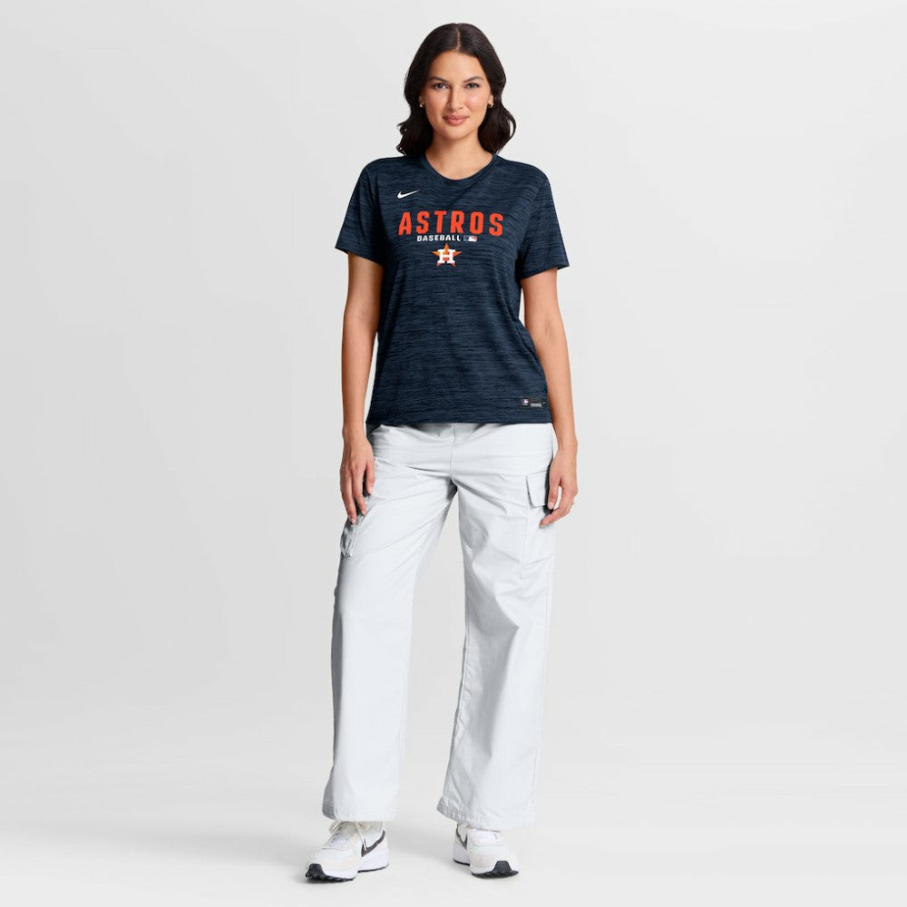 Houston Astros Women's Authentic Collection Velocity Dri-FIT T-Shirt - Navy | Nike